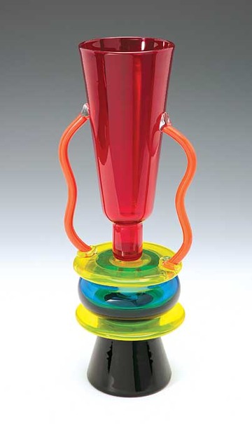 Memphis Milano Sirio vase by Ettore Sottsass (1982) – Exceptional Objects