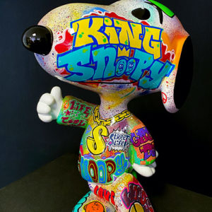 PEPPONE POP ART TEDDY BEAR LOUIS VUITTON STYLE 50 CM SCULPTURE